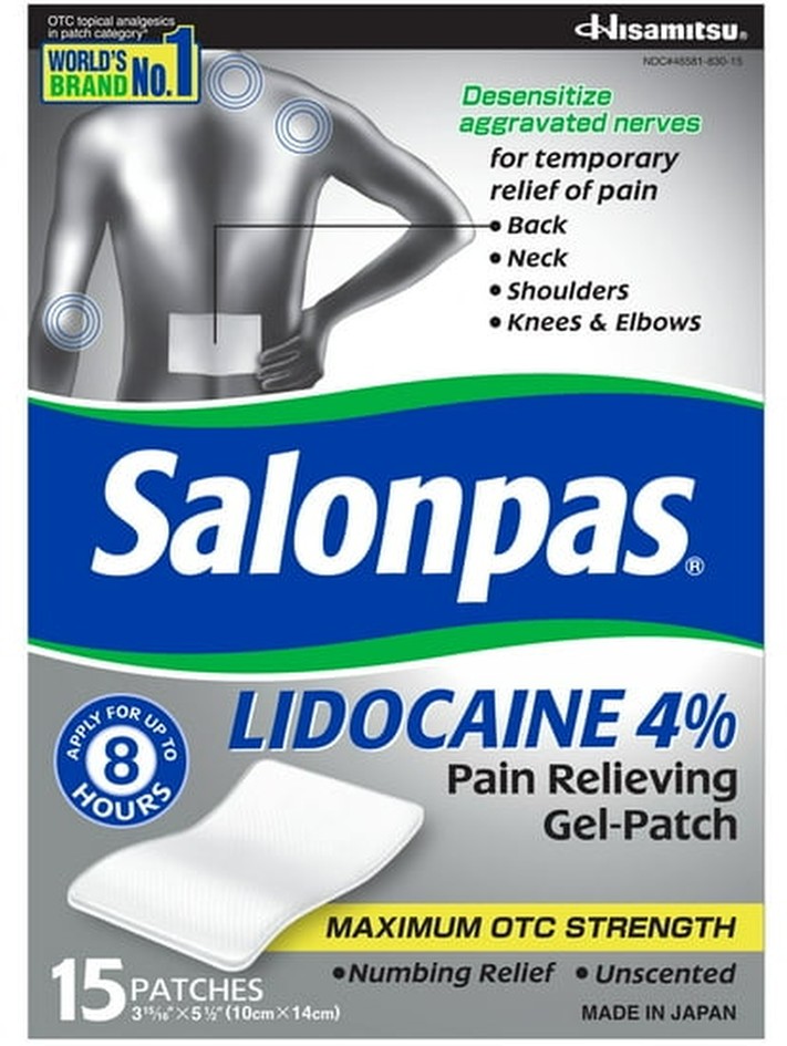 Lidocaine Pain-Relieving Gel-Patch, 15 ct.