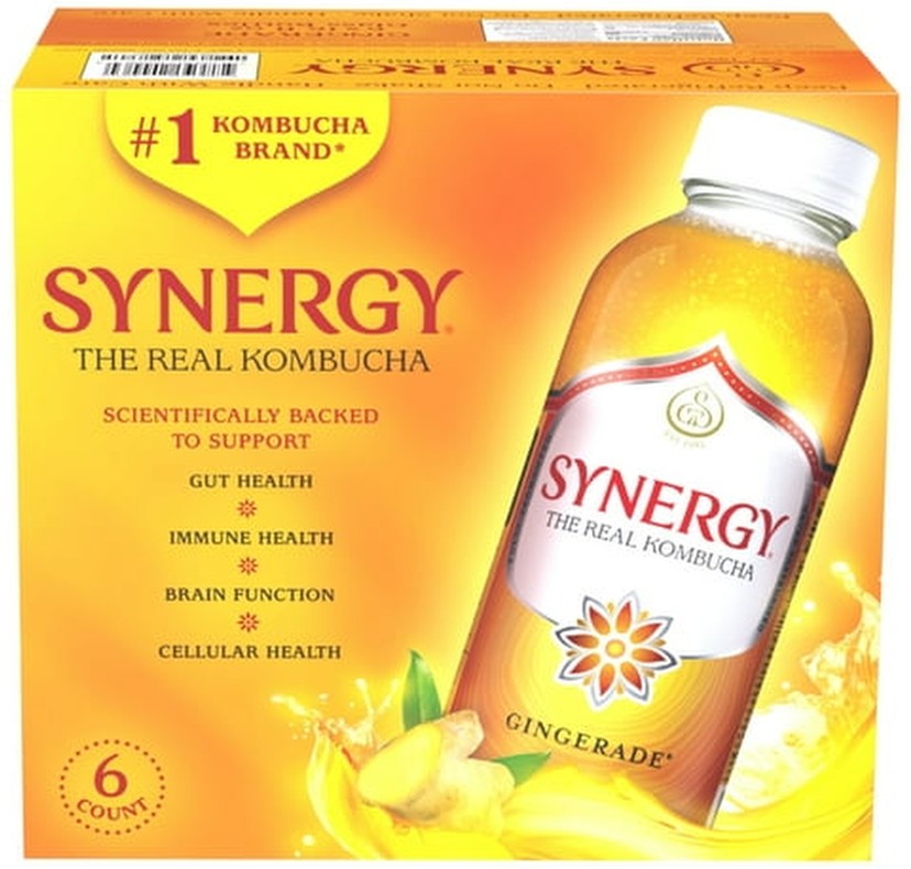 Organic Raw Kombucha Gingerade, 16 fl. oz., 6 pk.