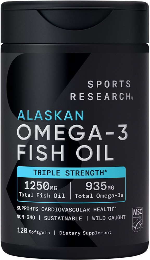 Triple Strength Omega-3 Fish Oil, 120 Softgels
