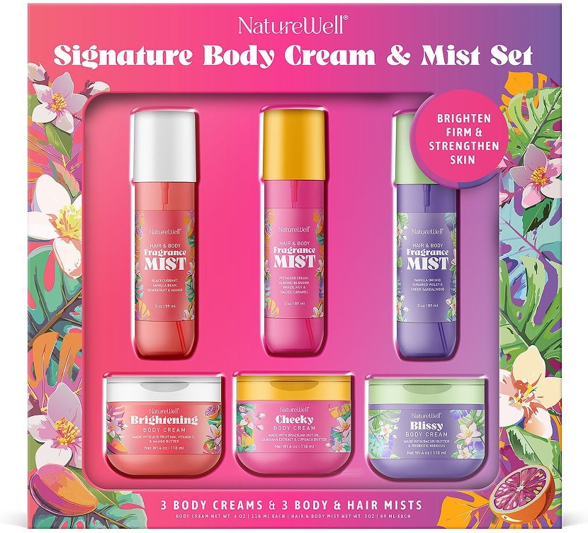 Signature Body Cream and Mist, 6-Piece Set