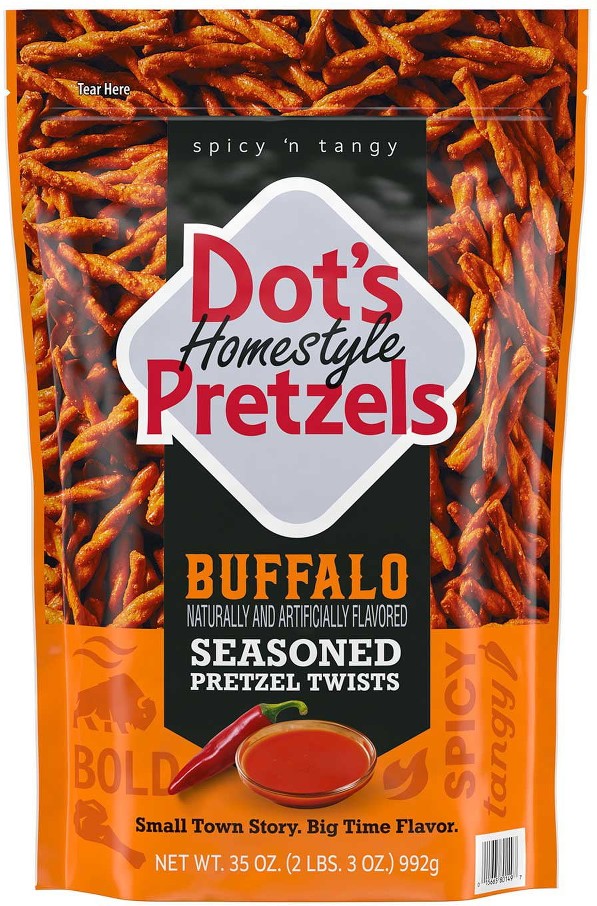 Buffalo Seasoned Pretzel Twists, 35 oz.