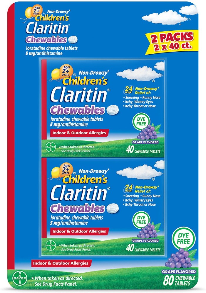 Children's Chewable Grape Tablets, 80 ct.