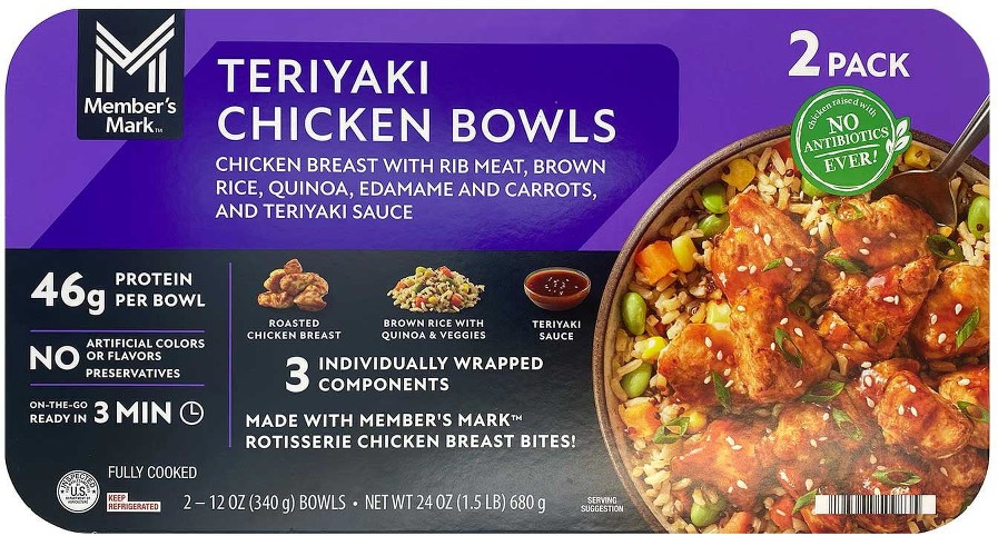 Teriyaki Chicken Bowl, 12 oz. Each, 2 pk.