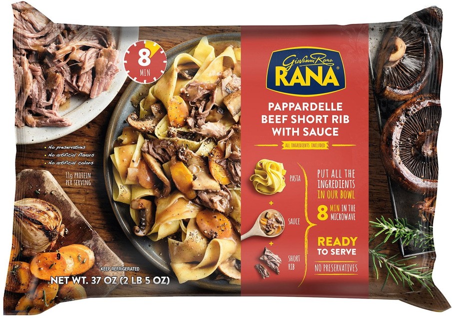 Pappardelle, Short Ribs, & Sauce Ready Meal, 37 oz.