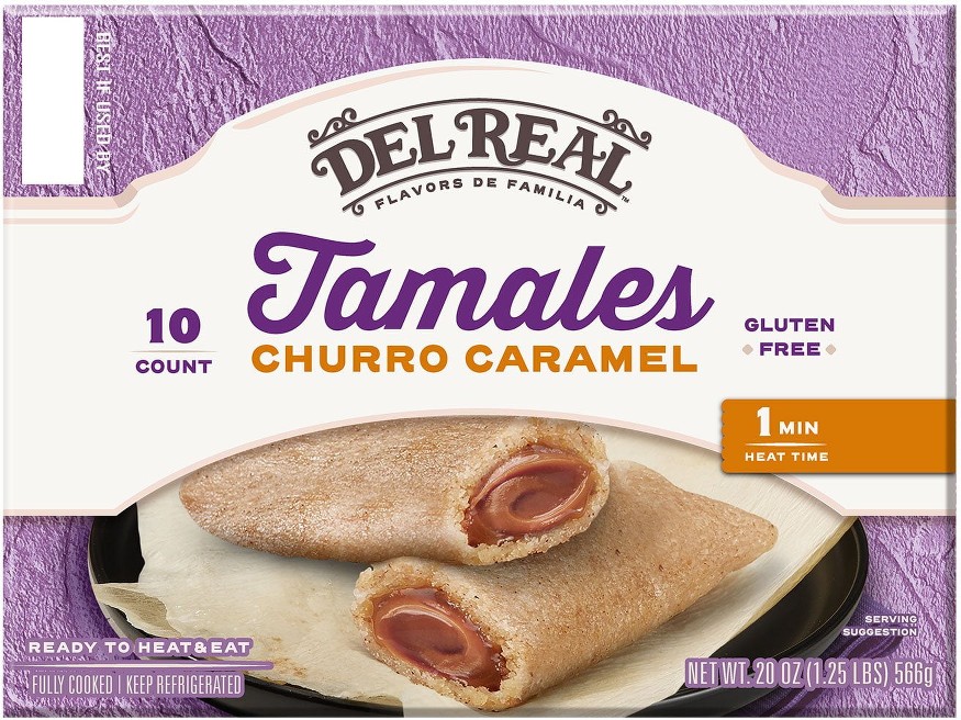 Del Real Churro Caramel Tamales, 10 Count