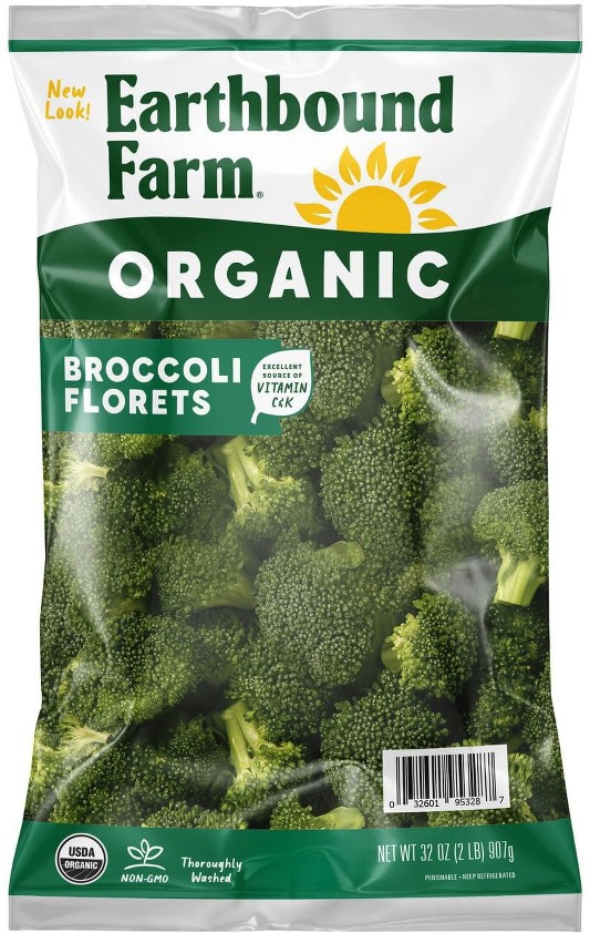 Organic Broccoli Florets, 2 lbs.