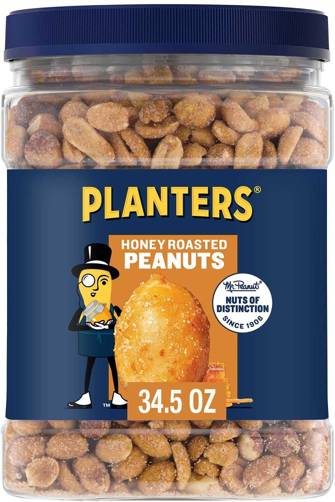 Honey Roasted Peanuts, 34.5 oz.