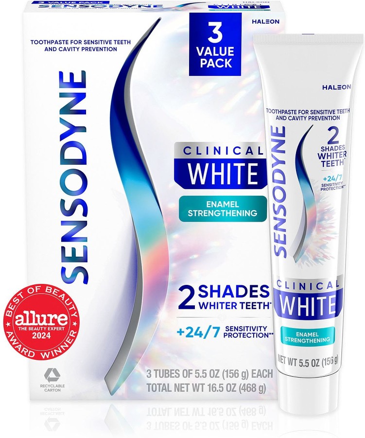 Clinical White Toothpaste, 5.5 oz., 3 pk.