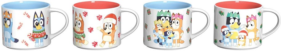 15oz 4pk Ceramic Holiday Mugs in Gift Box