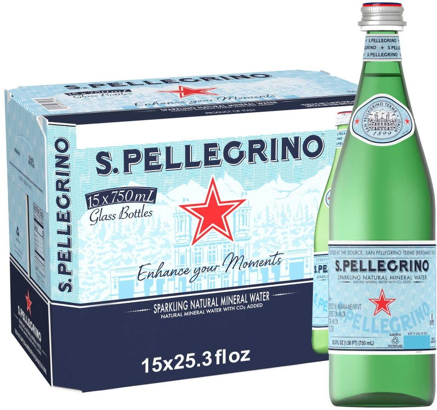 S.Pellegrino Sparkling Natural Mineral Water 25.3 fl. oz., 15 pk.