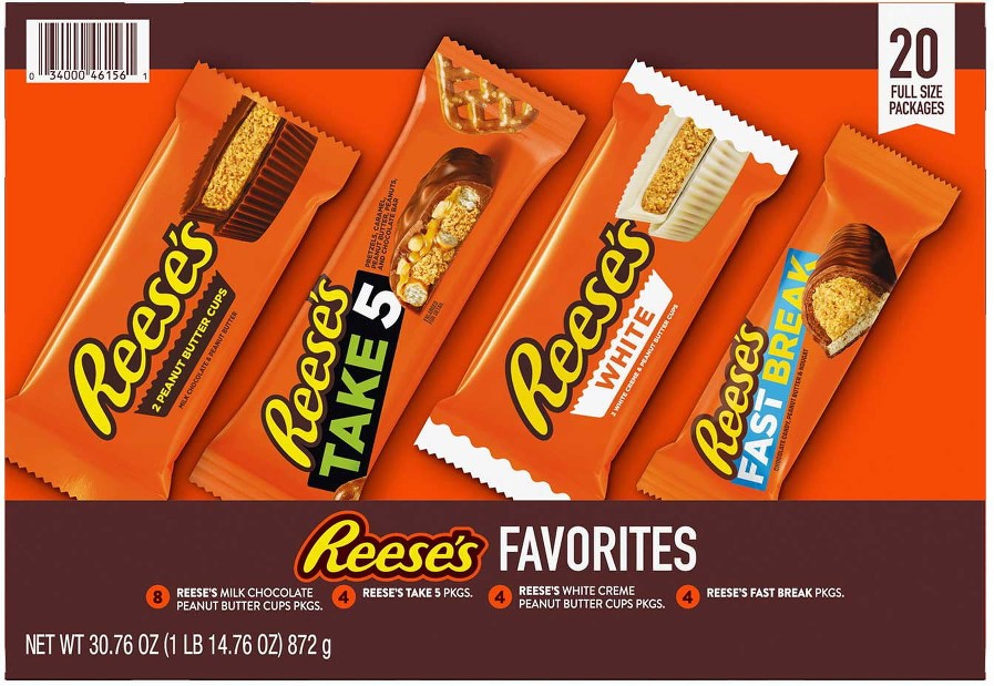 Peanut Butter Candy Variety Pack, 20 pk.