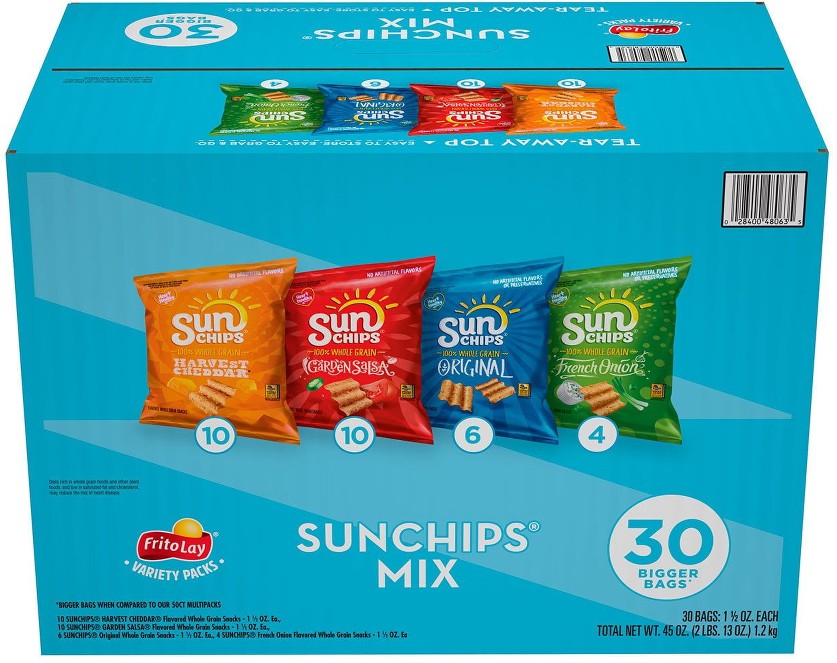 Whole Grain Variety Pack Chips, 30 pk.
