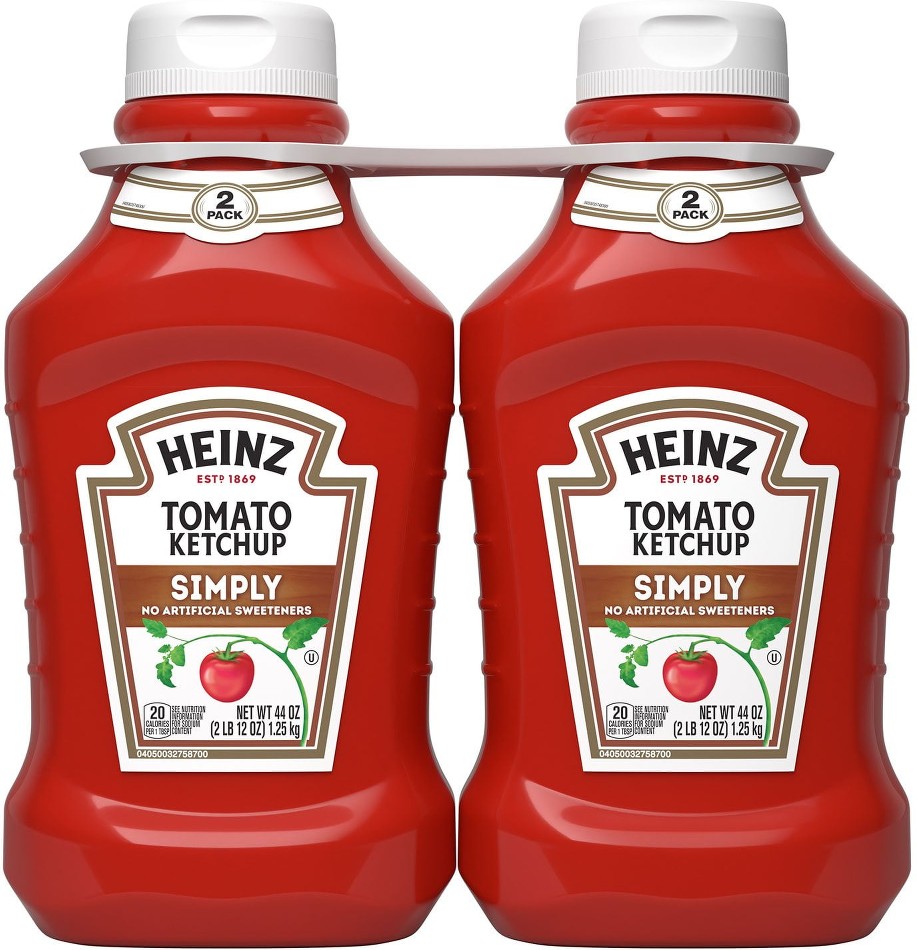 Simply Tomato Ketchup, 44 oz., 2 pk.