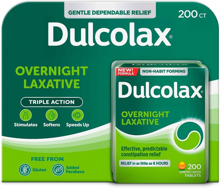 Comfort-Coated Laxative Tablets, 200 ct.