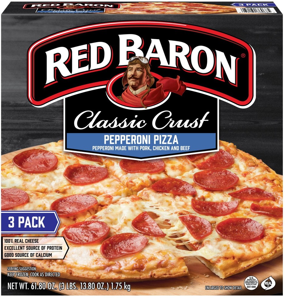Pepperoni Pizza with Classic Crust, Frozen 3 pk.