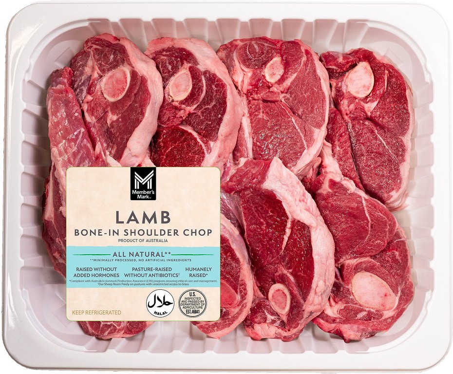 Lamb Shoulder Chops, priced per pound