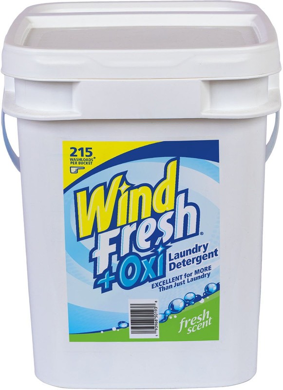 Windfresh+Oxi Powder Laundry Detergent, Fresh Scent, 215 loads, 560 oz.