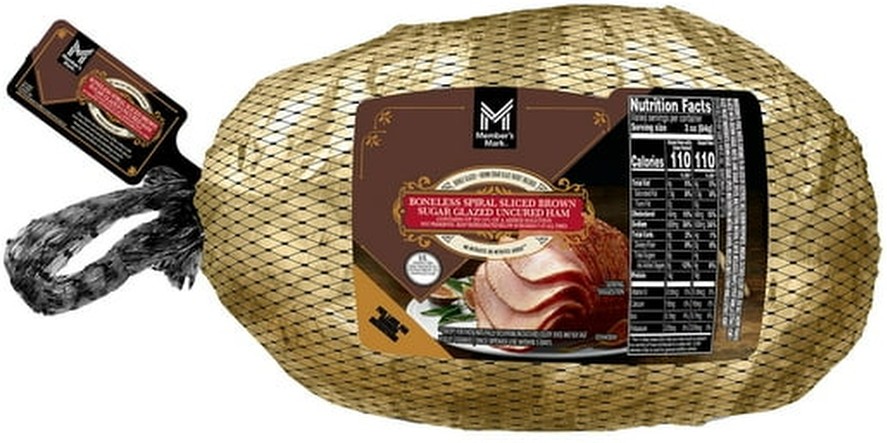 Boneless Spiral-Sliced Fully-Cooked Double-Glazed Ham