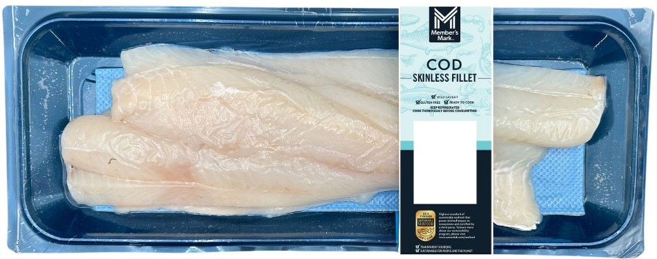 Wild Caught Cod Fillet, priced per pound