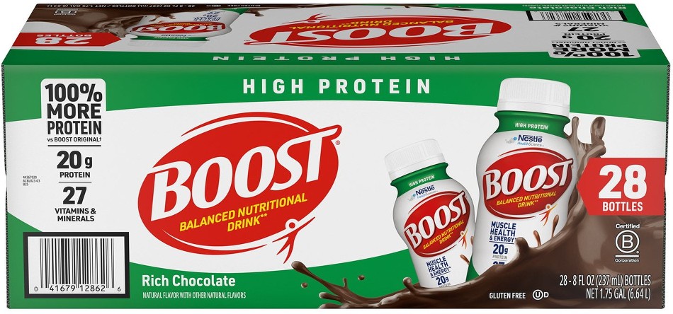 20g High Protein Nutritional Drink, Chocolate 8 fl. oz., 28 ct.