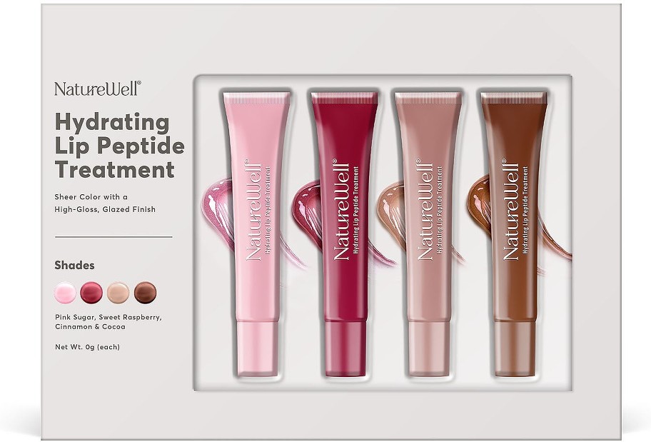 Hydrating & Tinted Lip Peptide, 4-Pack