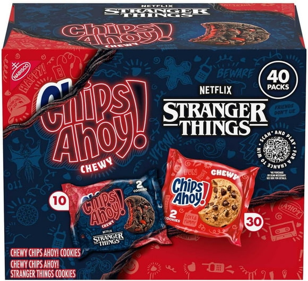 Chewy and Stranger Things Cookies Variety Pack, 40 pk.