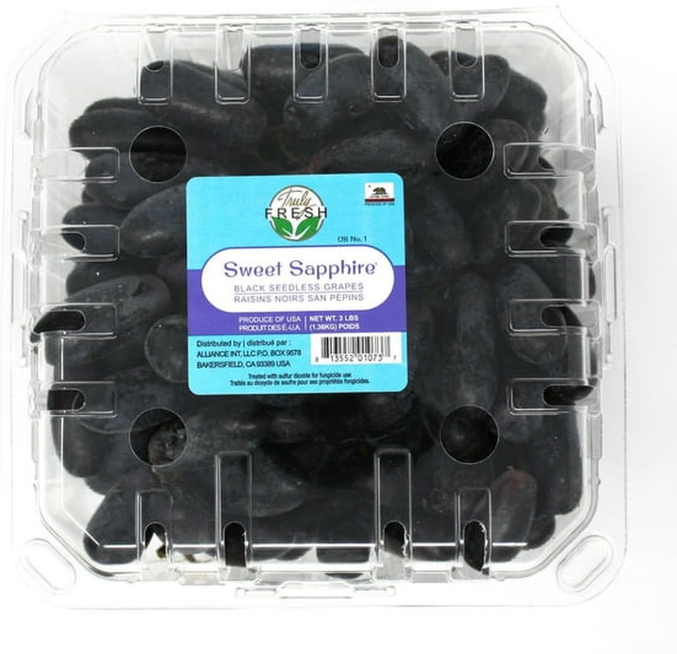Sweet Sapphire Grapes, 3 lbs.