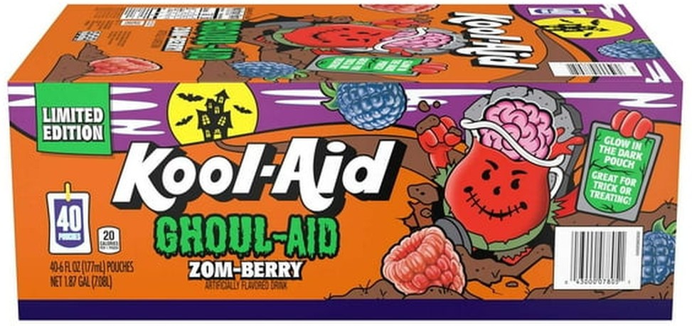 Ghoul-Aid Zom-Berry Artificially Flavored Drink, 6 fl. oz., 40 pk.