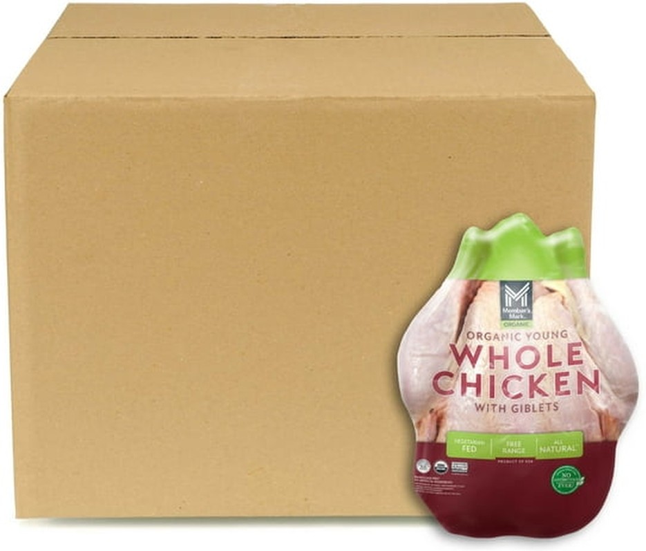 Organic Whole Chickens, Case, priced per pound