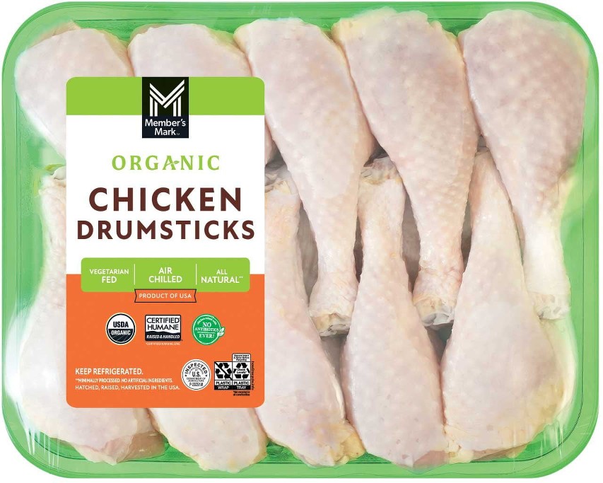 Organic Bone-In Chicken Drumsticks, priced per pound