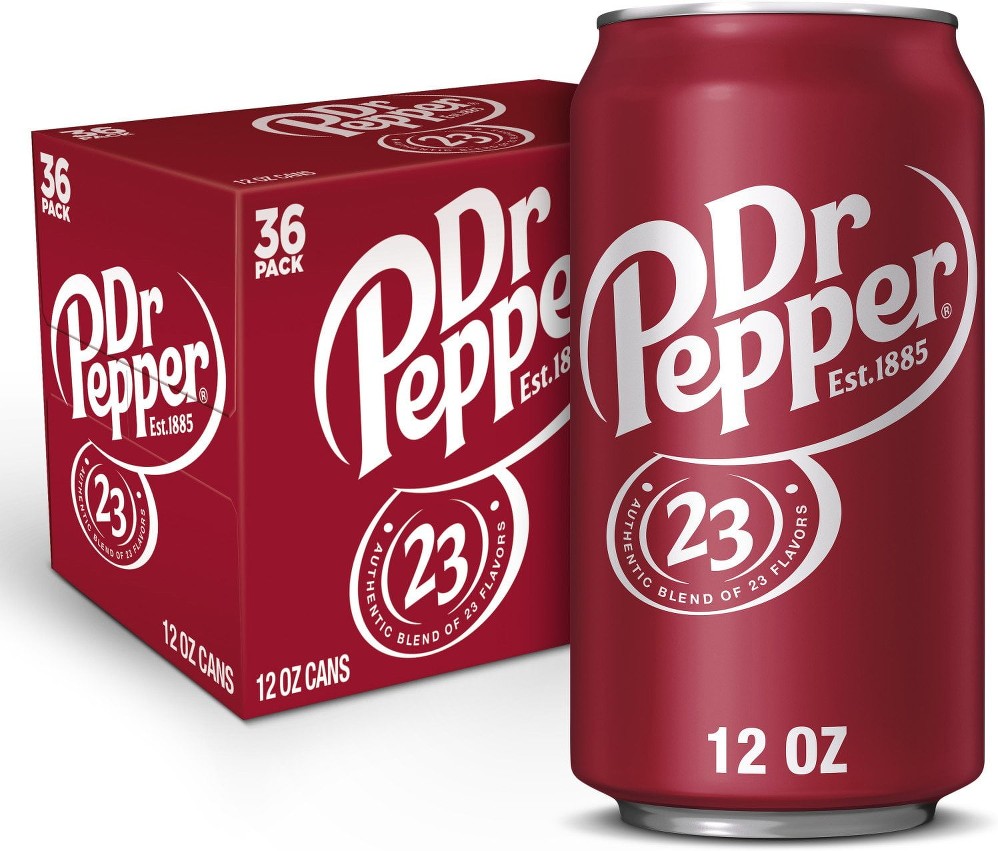 Dr Pepper Soda 12 fl. oz. cans, 36 pk.