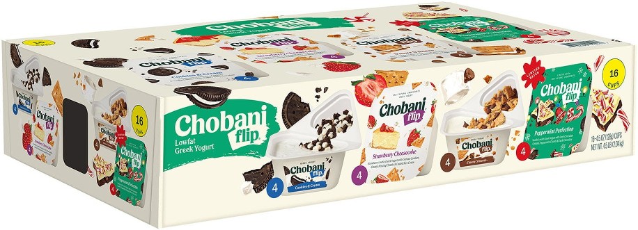 Flip Lowfat Greek Yogurt Variety Pack, 4.5 oz., 16 ct., Choose Flavor