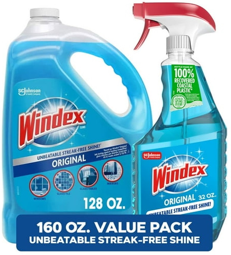 Original Glass Cleaner, 1 spray bottle + 128 fl. oz. Refill