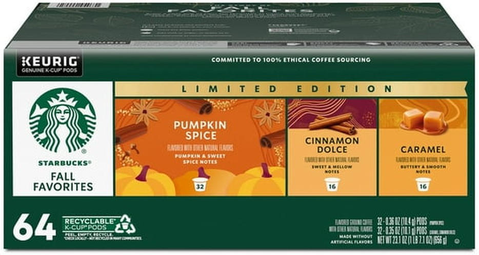 K-Cup Coffee Pods, Fall Variety Pack, 64 ct.