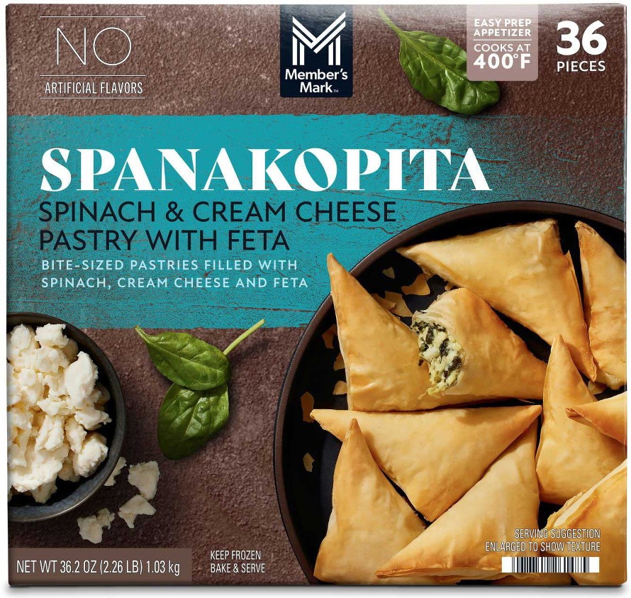 Spinach & Cream Cheese Pastry With Feta Spanakopita