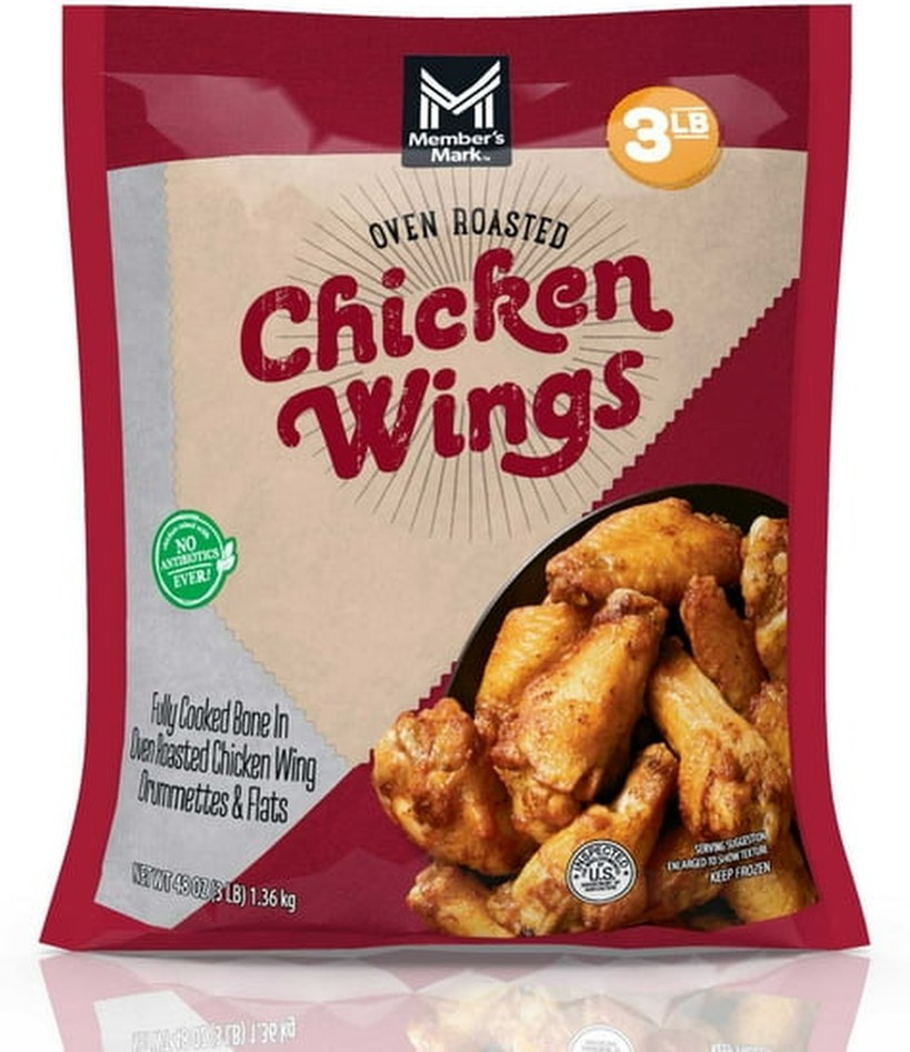 Bone-In Oven Roasted Chicken Wings, Frozen, 3 lbs.