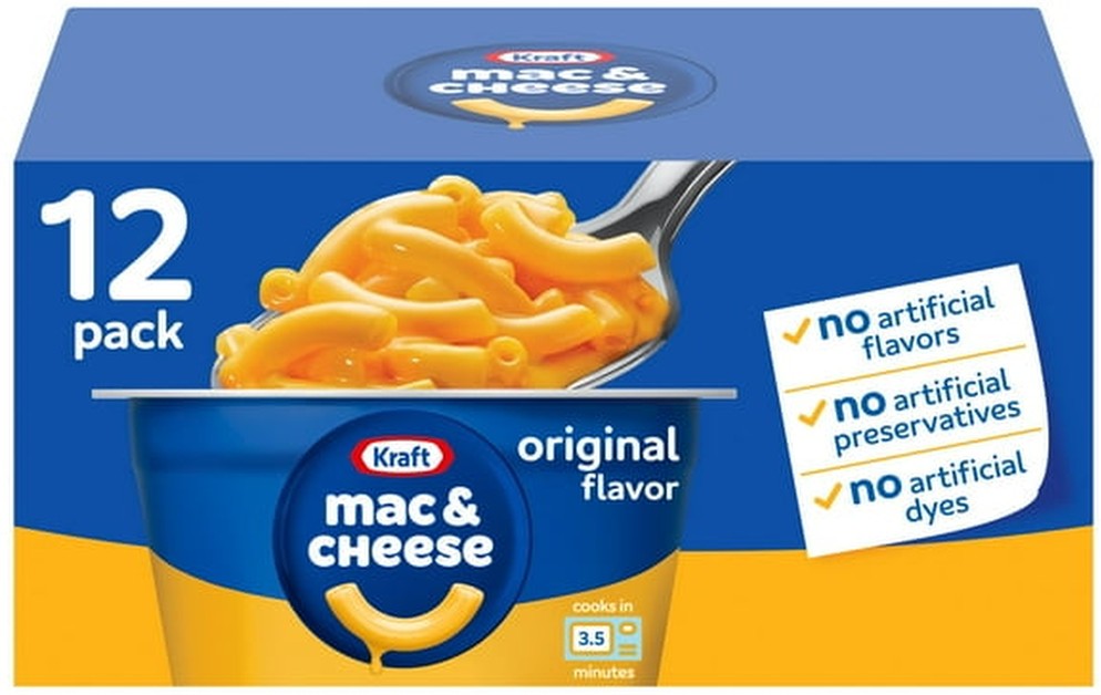 Original Macaroni and Cheese Easy Microwavable Dinner, 2.05 oz., 12 pk.