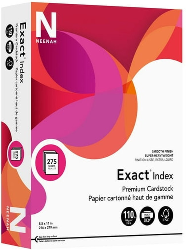 Index Solid Premium Cardstock