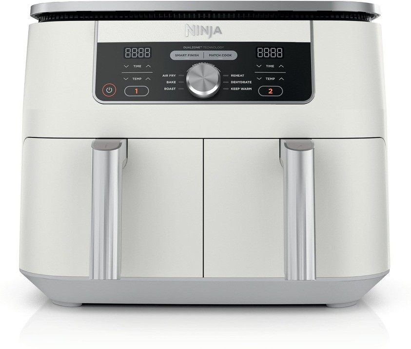 Foodi 6-in-1, 8 Quart 2-Basket Air Fryer with DualZone Technology