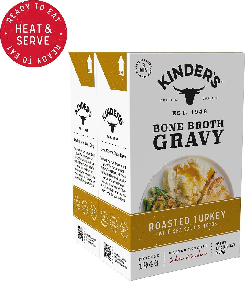 Roasted Turkey Bone Broth Gravy, 17 oz., 2 pk.