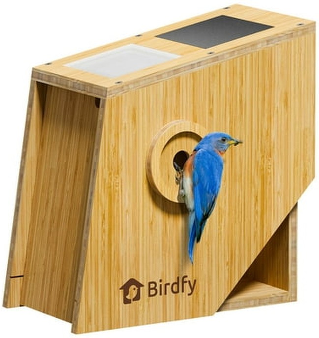 Smart Bird House with Solar Powered AI Camera
