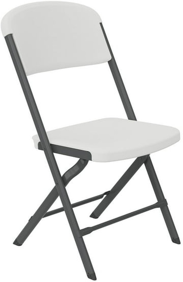 Lifetime Commercial Bypass Frame Folding Chair, Single and 4 Pack