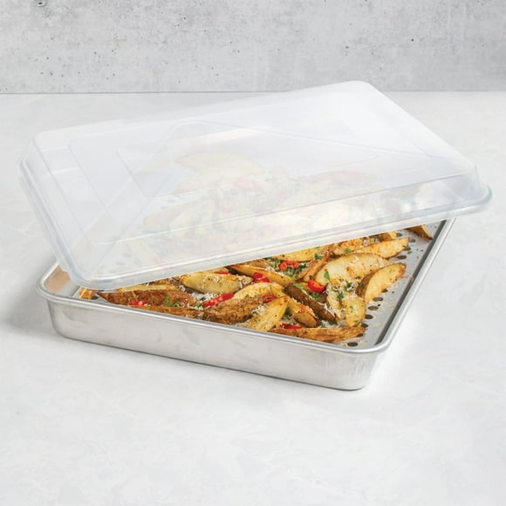 3-Piece Crisping and Roasting Set with Lid
