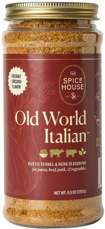 Old World Italian Rustic Fennel & Herb Seasoning, 9.5 oz.