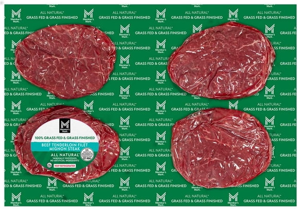 Grass Fed Beef Tenderloin Steak, priced per pound