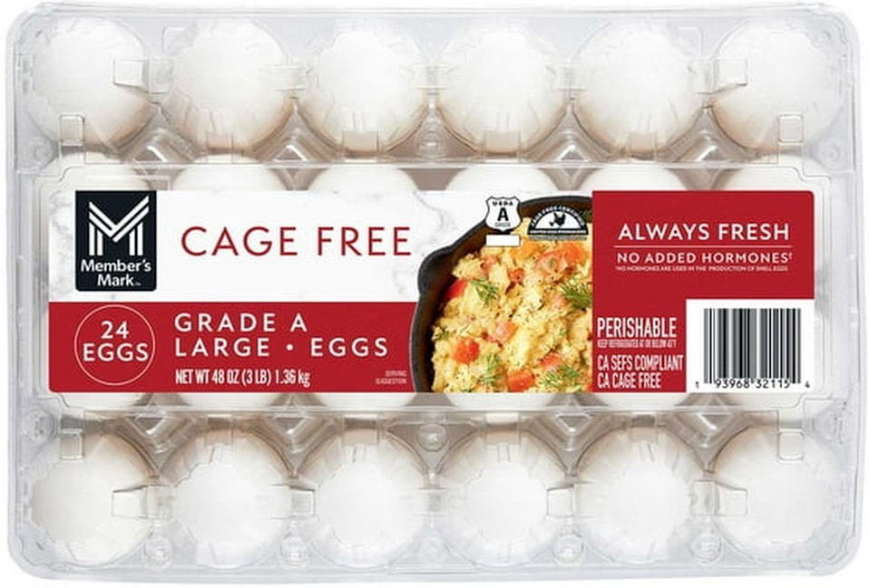 Cage Free Grade A Large Eggs