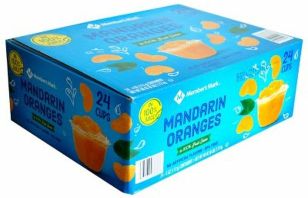 Mandarin Oranges 4 oz., 24 ct.