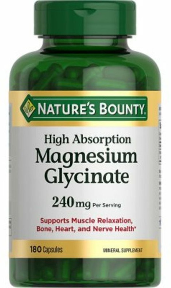 Magnesium Glycinate Capsules, 240 mg (180 ct.)