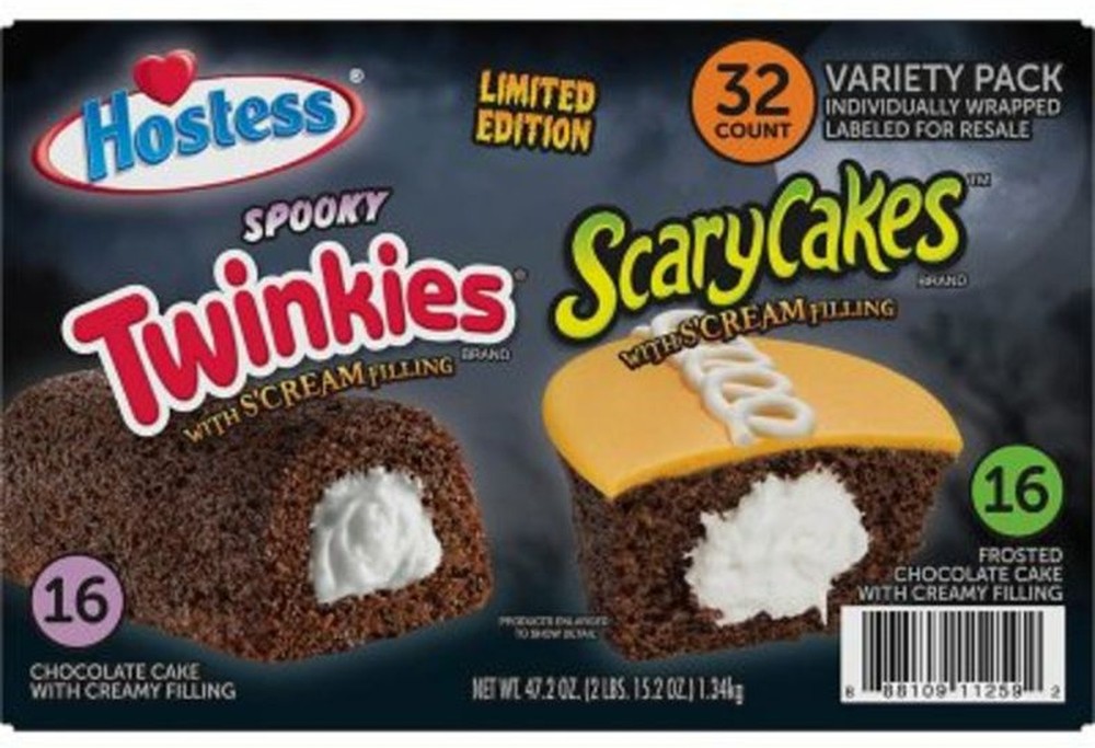 ScaryCakes Cupcakes and Chocolate Cake Twinkies Variety Pack 32 pk.