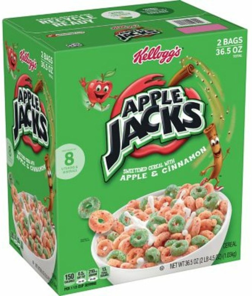 Apple Jacks Cereal, 36.5 oz.